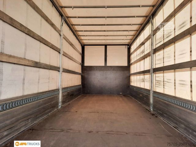 Plattewagen met zeil MERCEDES-BENZ 1523 L ATEGO Schiebeplane LBW 2xAHK Standheizung