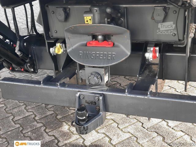 Plattewagen met zeil MERCEDES-BENZ 1523 L ATEGO Schiebeplane LBW 2xAHK Standheizung