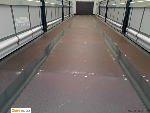 Atvira puspriekabė su tentu KRONE SDP27 Schiebeplane Edscha Liftachse Palettenkast