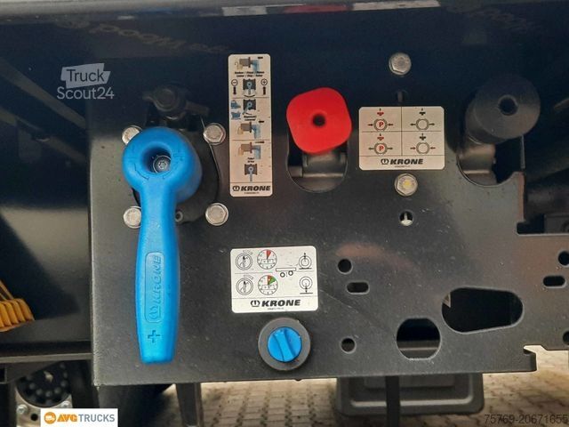 Atvira puspriekabė su tentu KRONE SDP27 Schiebeplane Edscha Liftachse Palettenkast