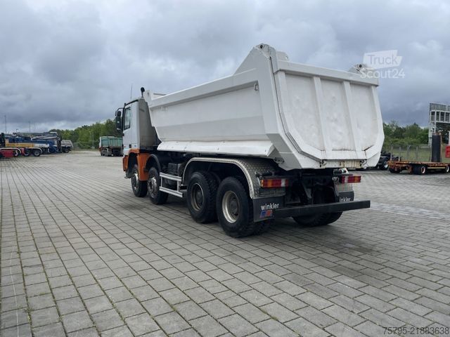 Camion benne MERCEDES-BENZ Actros 4141 8x6 4 Achs Muldenkipper Meiller 17mÂł