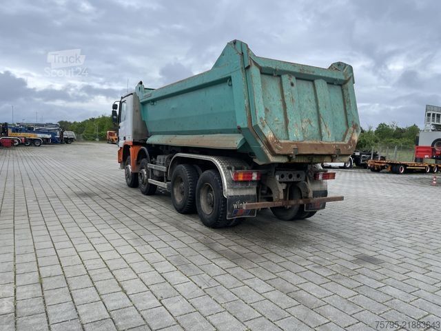 Camion benne MERCEDES-BENZ Actros 4141 8x6 4 Achs Muldenkipper Meiller 17mÂł