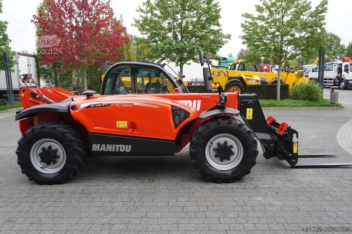 Teleskopisk hanterare Manitou MT 730 H/ 7 m reach/ 3 t / height 190 cm