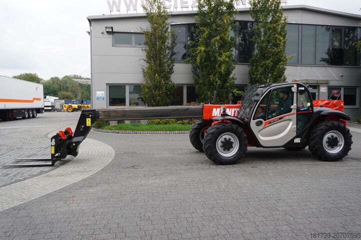 Teleskopisk hanterare Manitou MT 730 H/ 7 m reach/ 3 t / height 190 cm