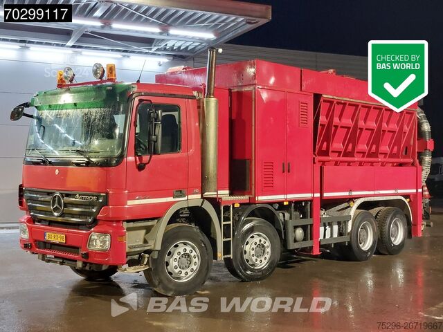 Veicolo di aspirazione Mercedes Actros 4144 Actros 8X4 10m3 RESCHWITZER ESE 32/...