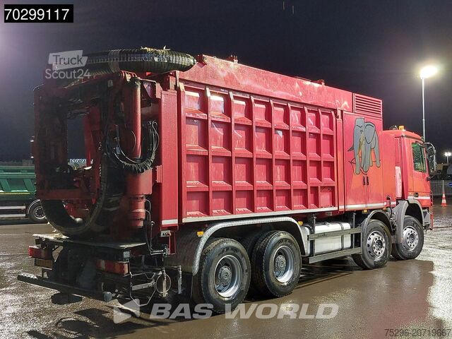 Vacuum truck Mercedes-Benz Actros 4144 Actros 8X4 10m3 RESCHWITZER ESE 32/...