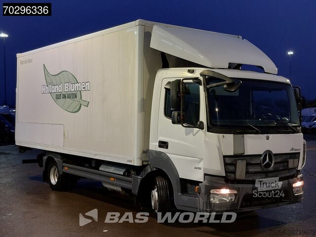 Koffer Mercedes Atego 818 4X2 8tonner Automatic 1000kg Ladebord...