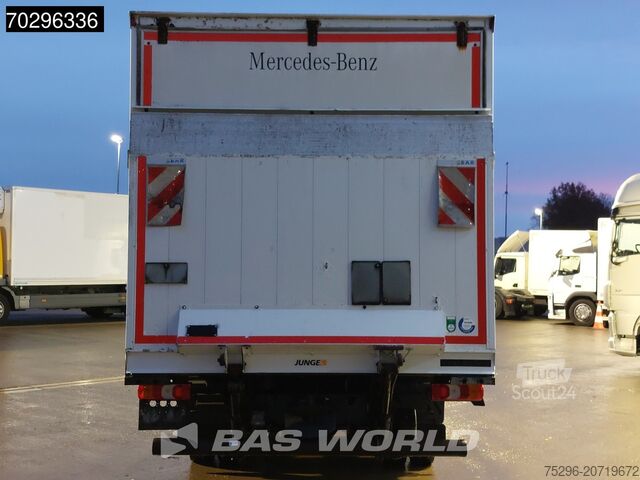 Koffer Mercedes Atego 818 4X2 8tonner Automatic 1000kg Ladebord...