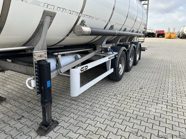 Cisterna s potravinami Van Hool LEBENSMITTEL / 39.000L / 3-KAMMER / INOX / NL-A...