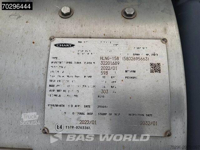 Standaard trekker Iveco S-Way 460 S-Way 4X2 LNG Retarder 2X Tanks