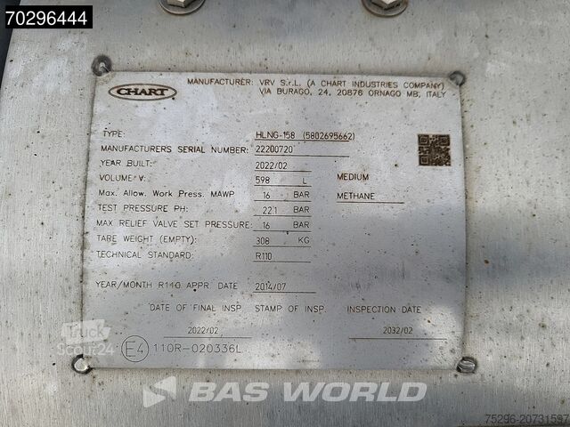 Standaard trekker Iveco S-Way 460 S-Way 4X2 LNG Retarder 2X Tanks