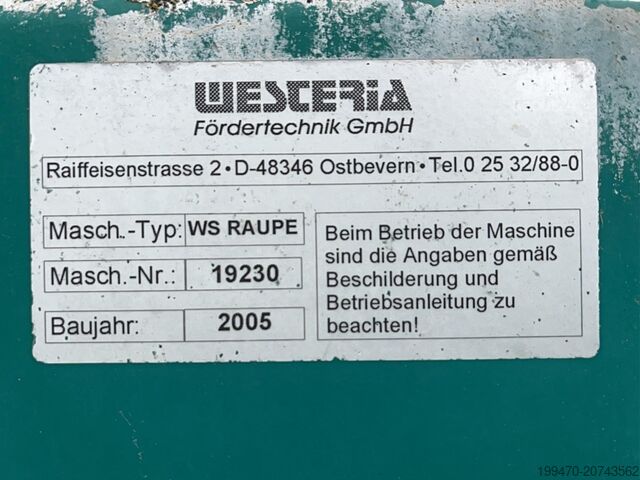 Seulontalaitos Westeria WindSifter on tracks