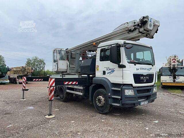 Hoogwerker op truck MAN TGS 26.320 6x2-2 BL with Oil Steel Eagle 3526 (35m)