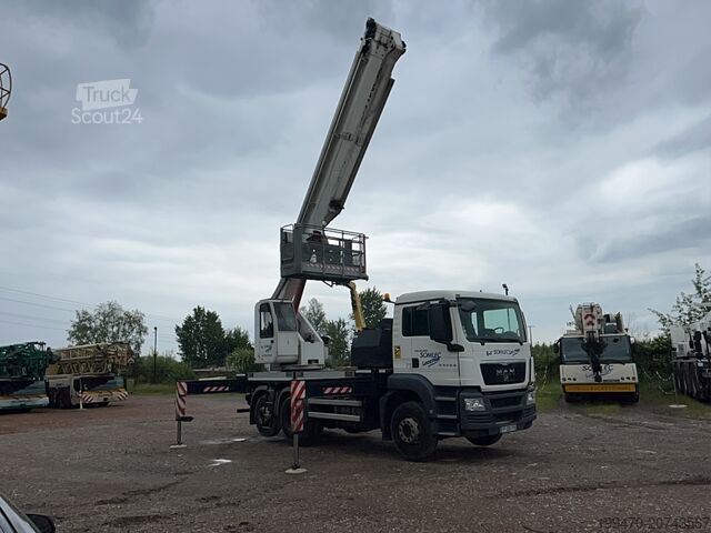 Hoogwerker op truck MAN TGS 26.320 6x2-2 BL with Oil Steel Eagle 3526 (35m)
