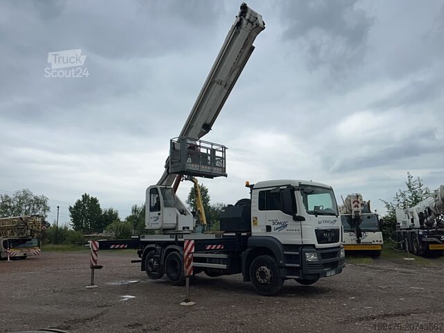 Hoogwerker op truck MAN TGS 26.320 6x2-2 BL with Oil Steel Eagle 3526 (35m)