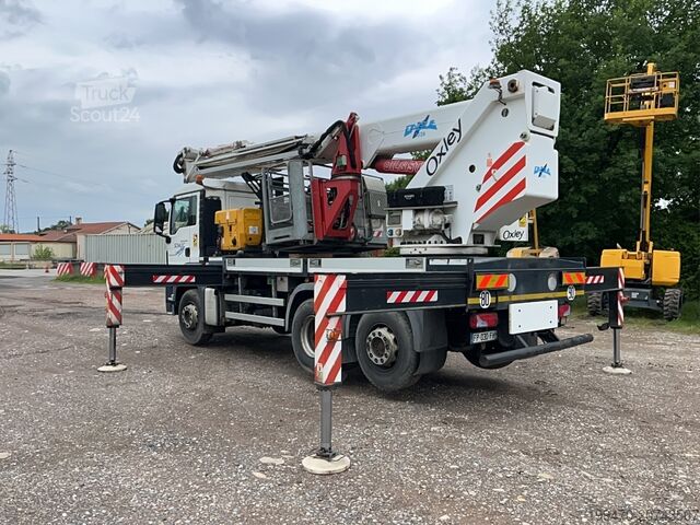 Hoogwerker op truck MAN TGS 26.320 6x2-2 BL with Oil Steel Eagle 3526 (35m)