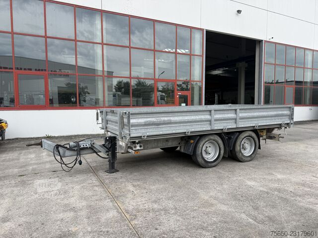 Tresidet tipvognstrailer  TK14  14,4 t Tandemkipper- Tieflader, nur 2 mal Benutzt