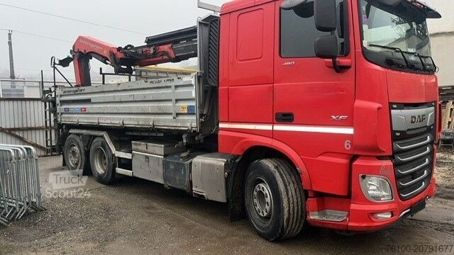 Tovornjak prekucnik DAF XF 480 Kipper+PK 22002