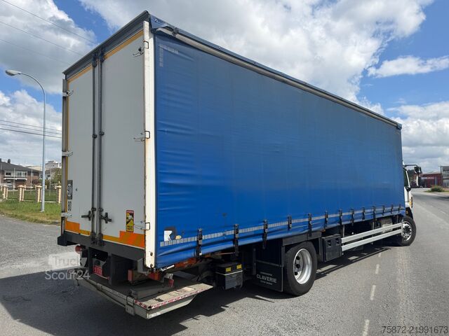 Platós teherautó ponyvával DAF LF 290 19T EURO 6 CAJA TAULINER