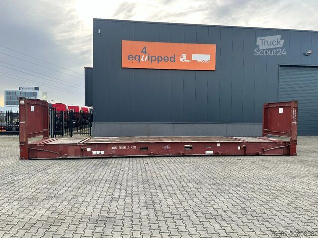 Plokštieji konteineriai CIMC 40FT FLATRACK FLUSH FOLDING / CSC: 10/2027 / 10...