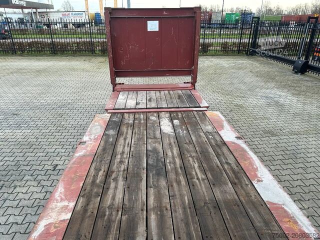Plokštieji konteineriai CIMC 40FT FLATRACK FLUSH FOLDING / CSC: 10/2027 / 10...