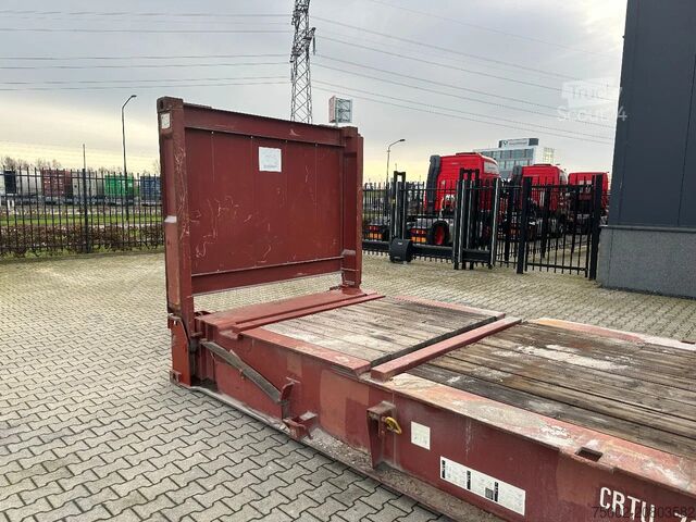 Plokštieji konteineriai CIMC 40FT FLATRACK FLUSH FOLDING / CSC: 10/2027 / 10...