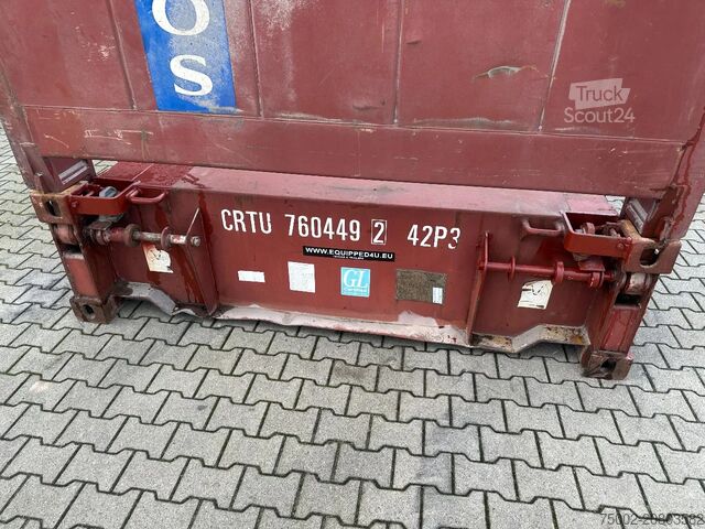 Plokštieji konteineriai CIMC 40FT FLATRACK FLUSH FOLDING / CSC: 10/2027 / 10...