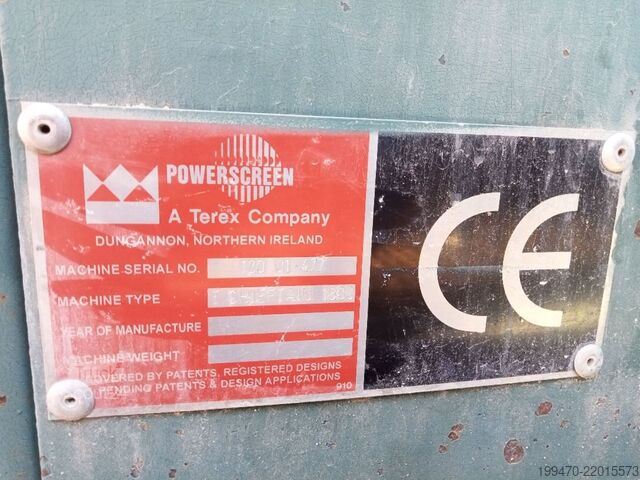 Siebanlage Powerscreen Turbo Chieftain 1800