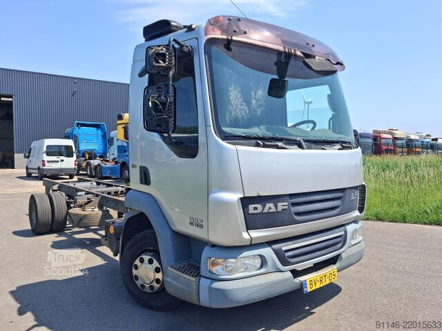 Châssis avec cabine DAF LF 45.160 * EEV * Steel - Spring * 8 Bolts *