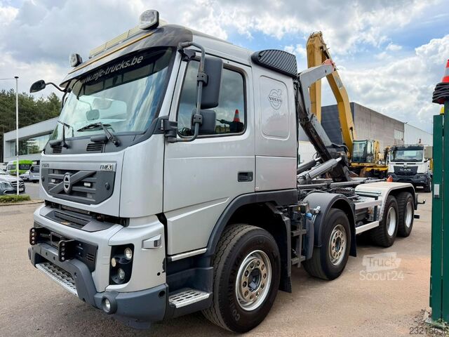 Volvo FMX 500 8x4 RETARDER - AJK HOOKLIFT 20T - 368.000km - HUB REDUCTION - I SHIFT - EURO 5 - SLEEP Volvo FMX 500 8x4 RETARDER - AJK HOOKLIFT 20T - 368.0...