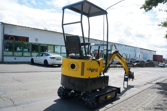 Mini ekskavatör  Minibagger Microbagger W10