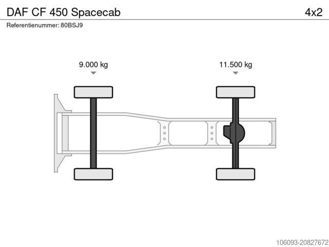 Standard-SZM DAF CF 450 Spacecab
