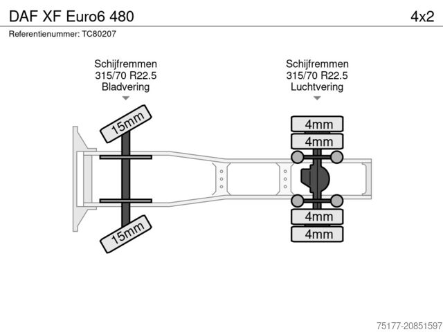 Estándar-SZM DAF XF Euro6 480