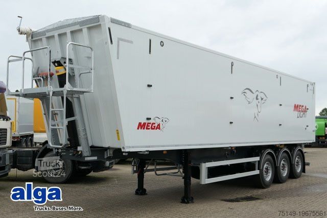 Tippsemitrailer MEGA MNL, Alu, 58m³, Kombitür, SAF,Mehrfach auf Lager