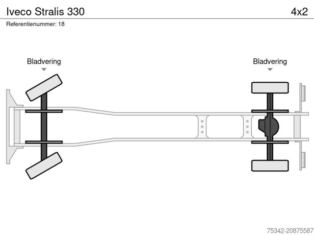 Hook arm system Iveco Stralis 330