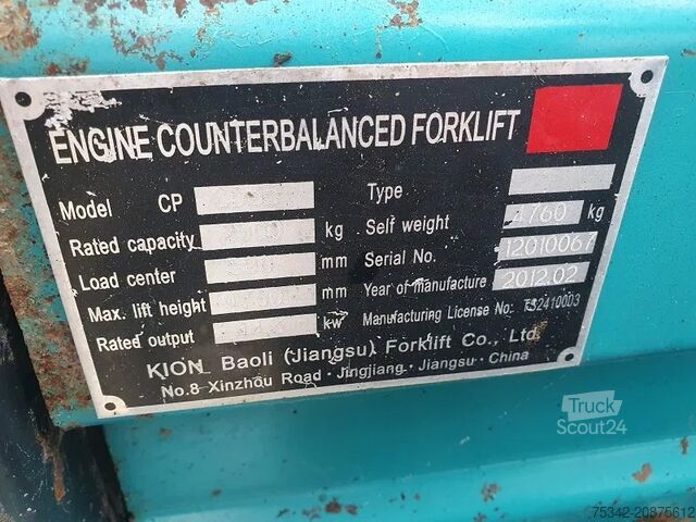 Forklift Baoli BAOLI CD35 4.75 ton