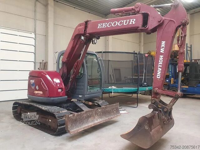 Mini excavator New Holland Kobelco E70 - 8 TON
