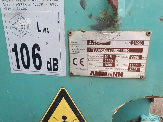 Vibráló henger Ammann Ammann AV 26.2