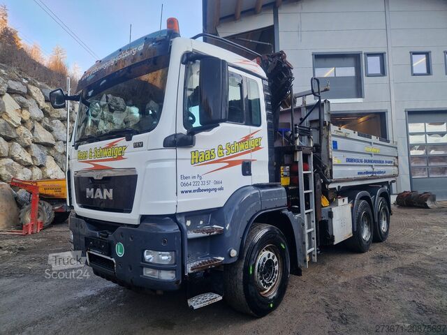 Grue montée sur camion MAN TGS