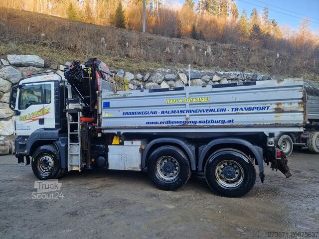 Grue montée sur camion MAN TGS