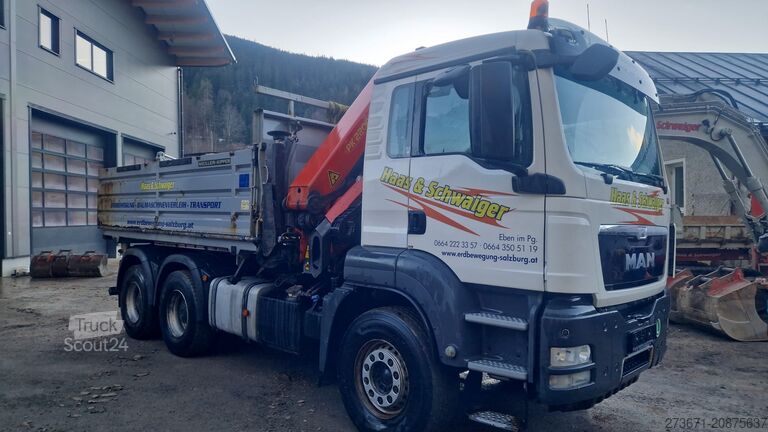 Grue montée sur camion MAN TGS