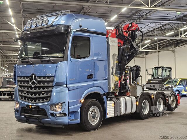 Standard-SZM Mercedes-Benz 3353 8x4 / FASSI 71 T/M + JIB / CRANE / KRAN
