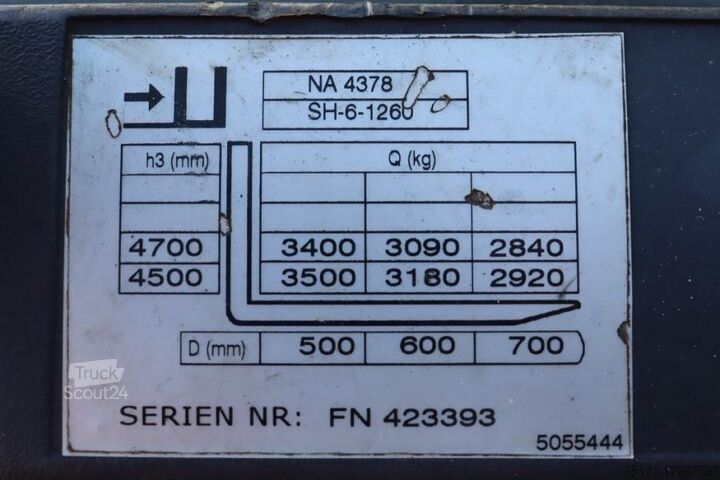 Chariot élévateur à fourche Jungheinrich EFG535 Electric, Lifting Height 4700mm, Freelift 1