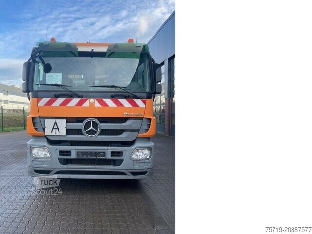 Camión de la basura Mercedes-Benz 2541 8x2 Actros HN-Schörling/Hiab Kran/Altglas