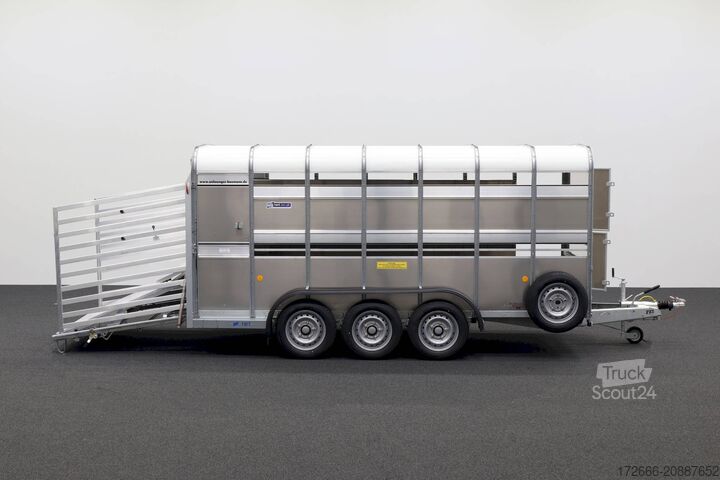 állatszállító pótkocsi Ifor Williams TA510|14x6|DOPPELSTOCK 434X178X183CM