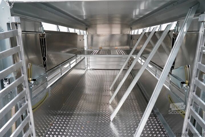 állatszállító pótkocsi Ifor Williams TA510|14x6|DOPPELSTOCK 434X178X183CM