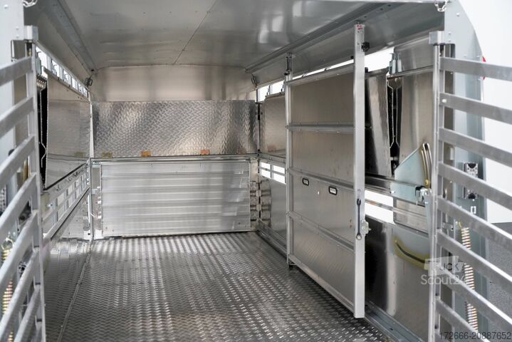 állatszállító pótkocsi Ifor Williams TA510|14x6|DOPPELSTOCK 434X178X183CM