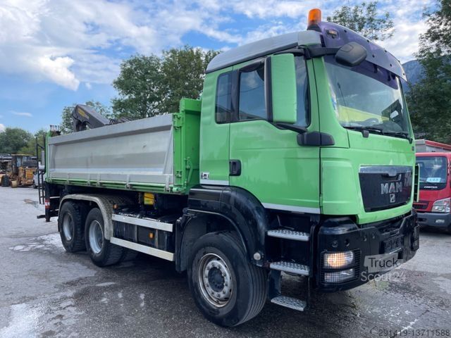 Camión volquete MAN TGS 26.400 6x4 BB 3-SKipper Eu5 EEV Bj 2011