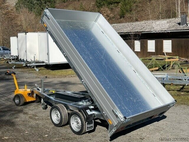 Tresidet tipvognstrailer SARIS K1 306 170 2700 E - Elektrisch kippbar!