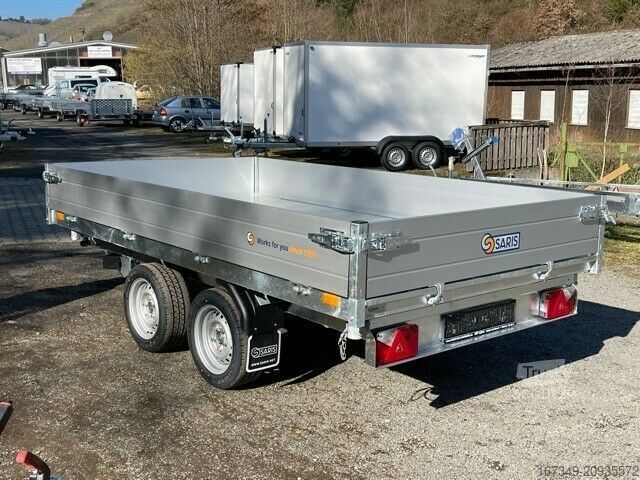 Tresidet tipvognstrailer SARIS K3 306 170 2700 E 3-Seitenkipper elektrisch